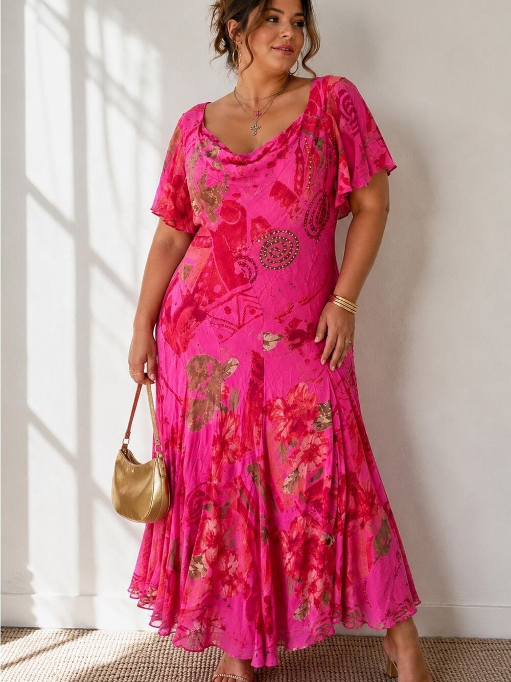 Y2K Beaded Floral Maxi Slip Dress NWT Boho Fairy Boho Festival XL Embellished